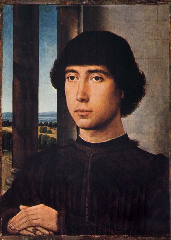 Hans Memling Portrait of a young man France oil painting art